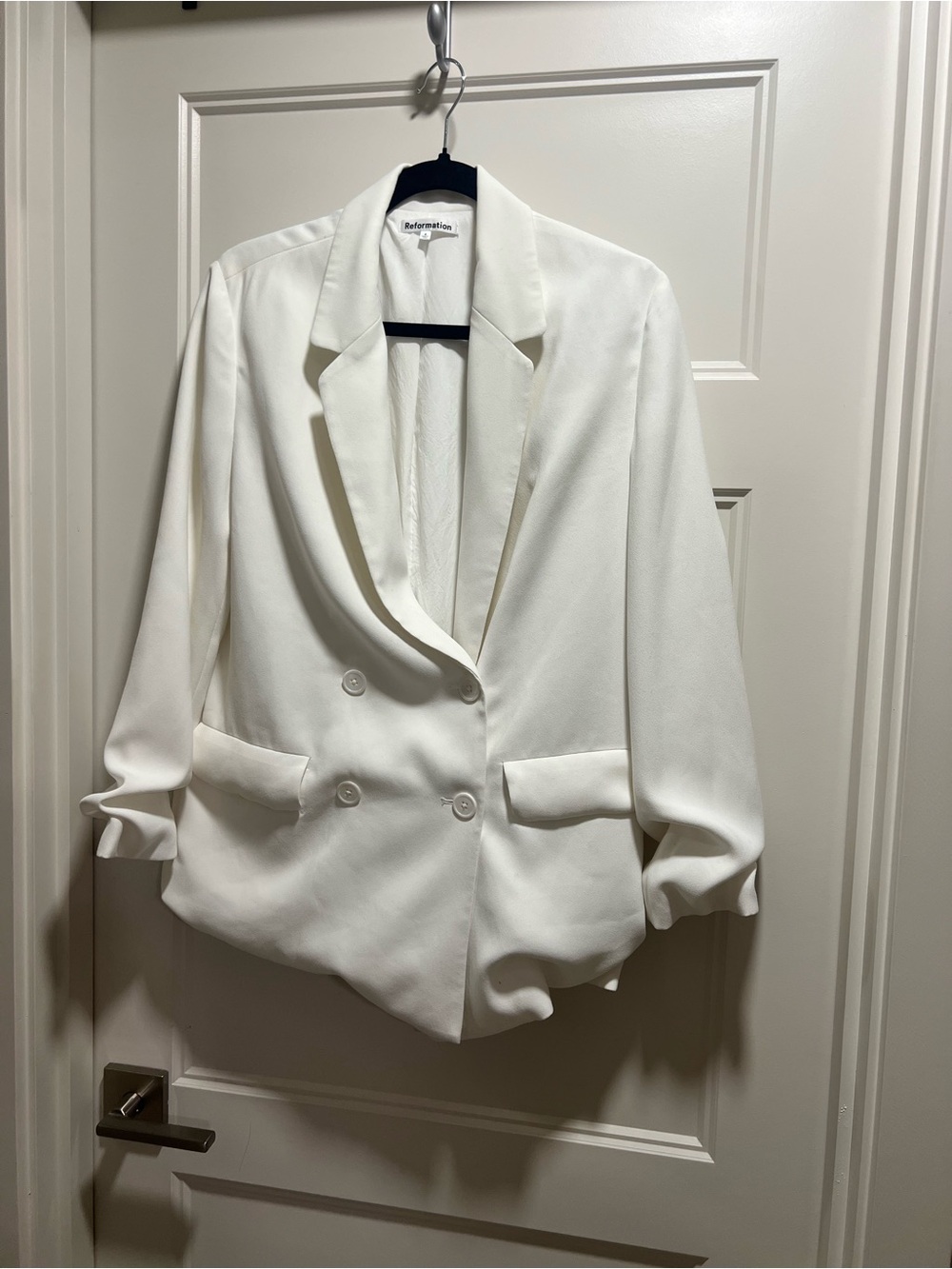 Reformation Slouchy Double-Breasted Blazer